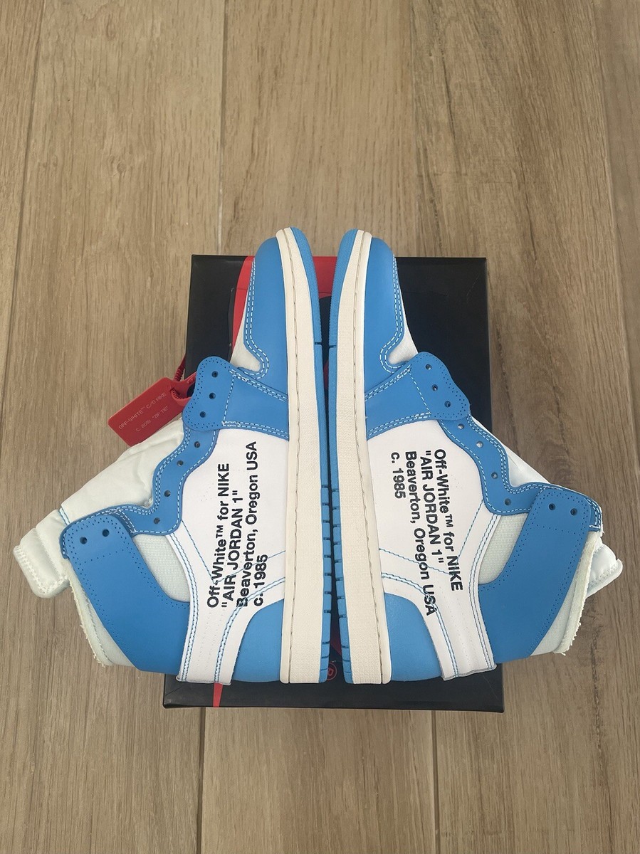 Jordan 1 Retro OG x Off-White High UNC - Size 11 with Jordan 1 Retro OG x Off-White High UNC - Size 11 with