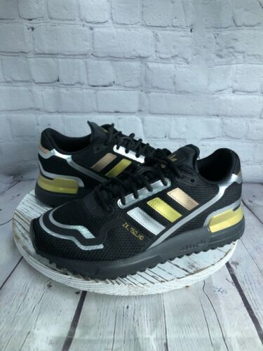 Adidas ZX 750 HD Sneakers Mens Size 6 Gold Bronze Silver Black