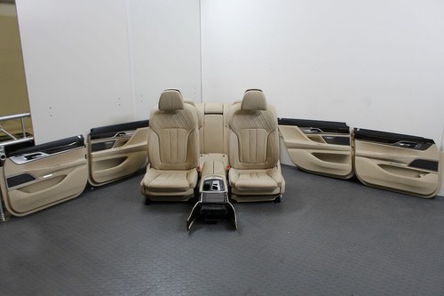 BMW 7er G12 Innenausstattung Nappa Leder Sitze Memory Komfort elektrisch beige