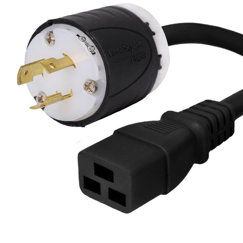 Rallonge électrique NEMA L6-20 6 Pieds (1.8m) - 20A/250V, Câble 12 AWG - Boîte En Fer IBX-4803