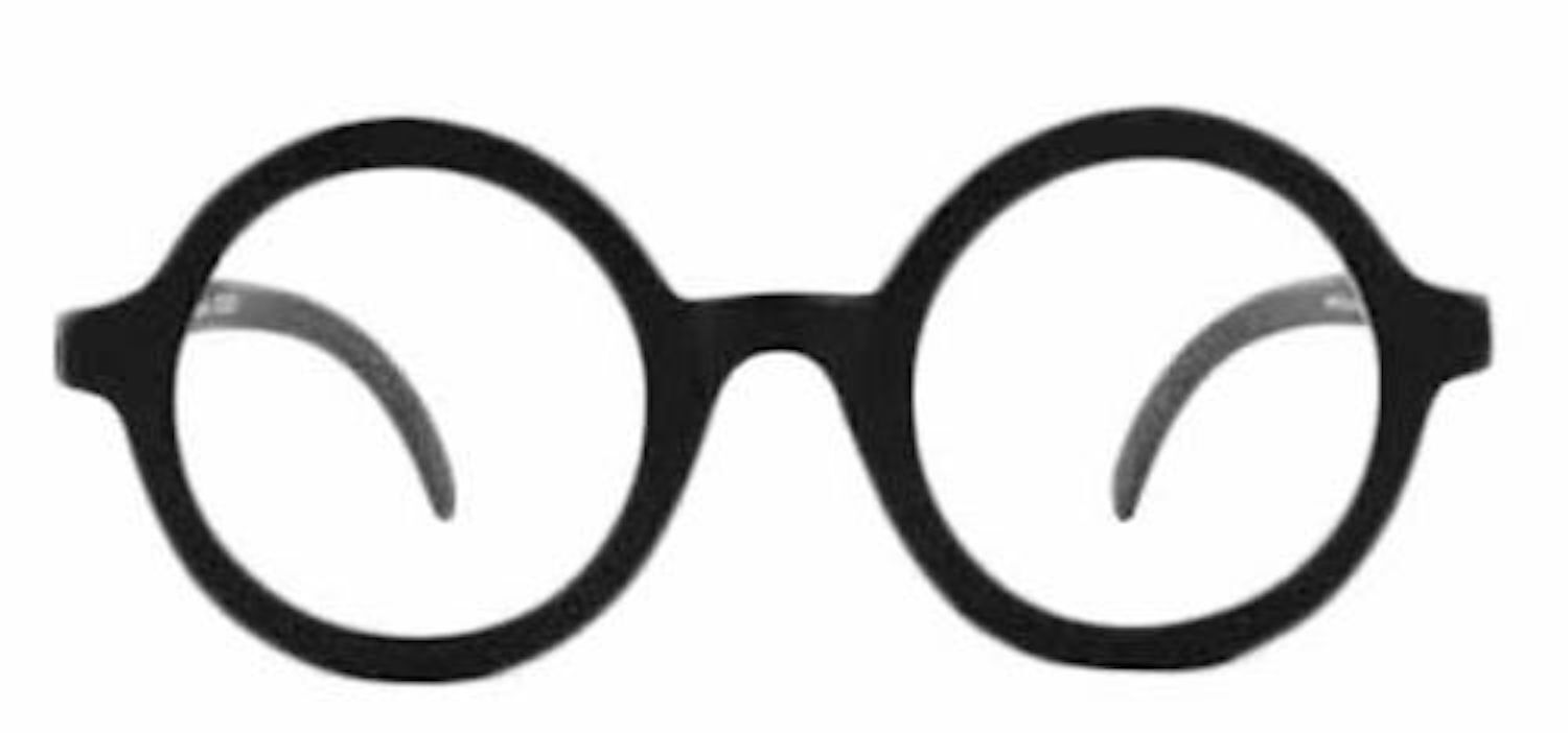 Harry Potter Nerd Bookworm Round Eye Glasses Halloween Dress Up