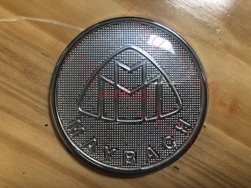 New Flat Laurel Wreath Emblem for Mercedes Maybach - Adhesive Mount