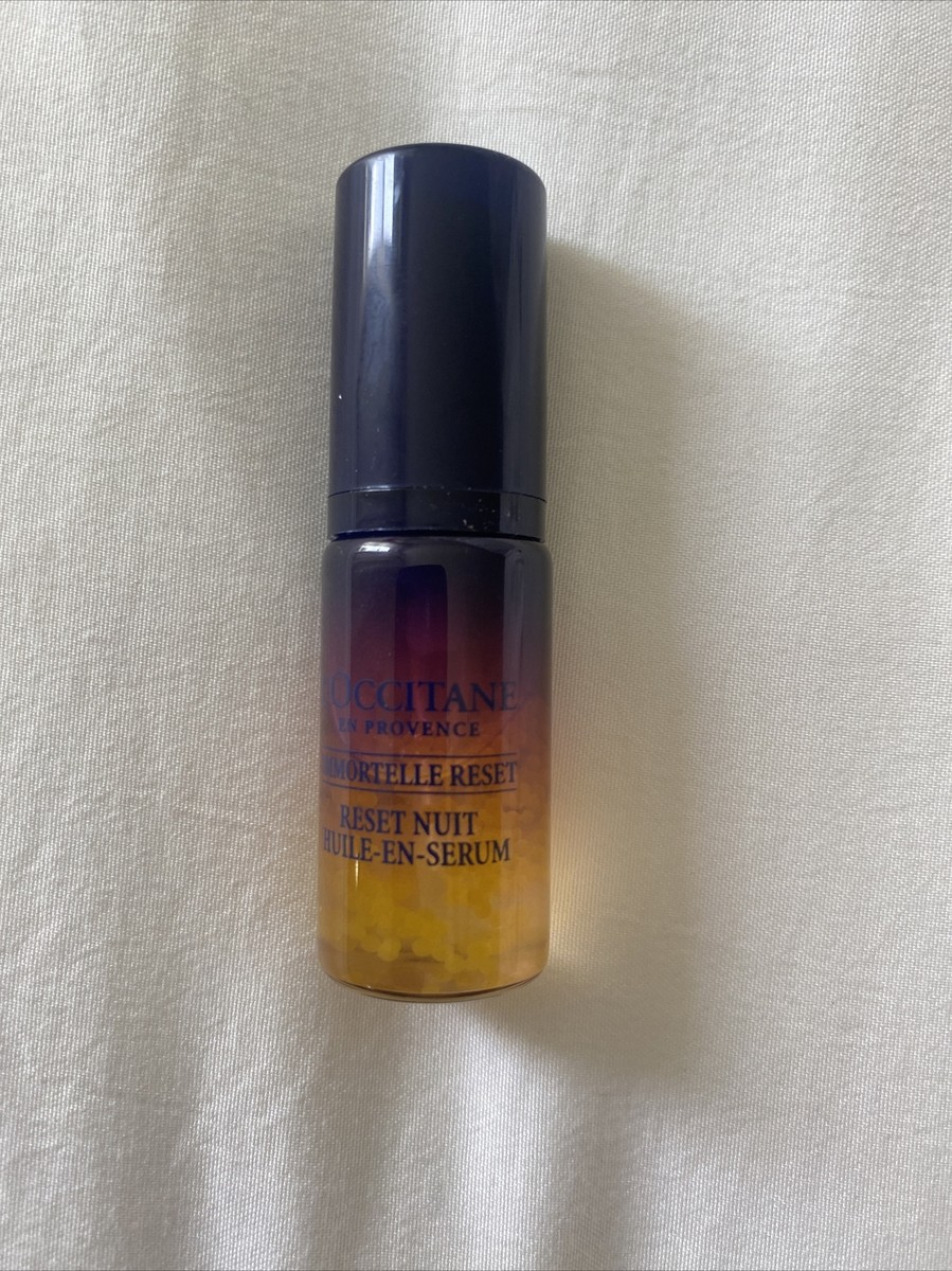 NEW L'OCCITANE IMMORTELLE RESET NUIT HUILE-EN-SERUM Face