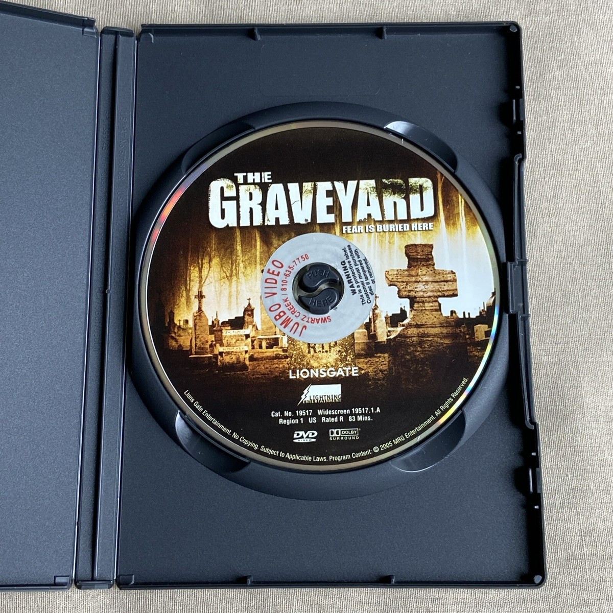 The Graveyard (DVD WS 2005) Horror Christopher Stewart Sam
