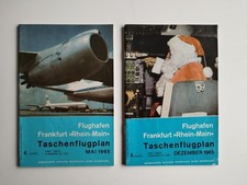 Rozkłady lotów Frankfurt Airport 1965 rozkład jazdy