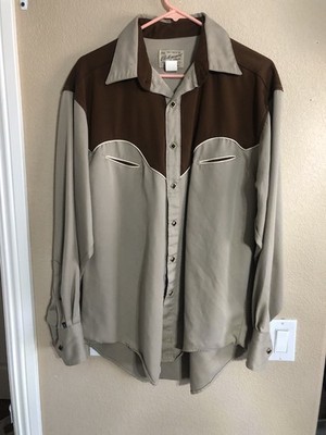 Tru-West Rockmount Ranch Wear Diamond Shape Snap Button Men's