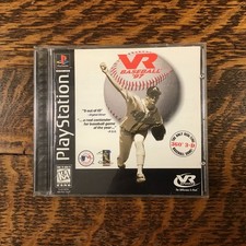 VR Baseball '97- Sony PS1 game, inc Manual , Used, Tested