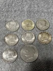1964 1966 1967 Kennedy Half Dollar Silver Coins 1971 Eisenhower One Dollar