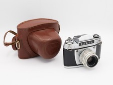 Ihagee EXA-1a 35mm SLR Camera w/ Carl Zeiss Jena 50mm f/2.8 Tessar Lens - Clean!