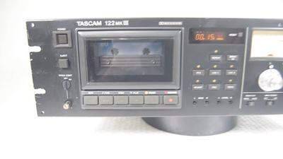 Tascam 122 MKIII MK3 Professional 3-Head Cassette Deck Tested