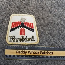 Vintage Firebird Patch Car Auto Pontiac 80s Stained F3