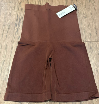 NWT Empetua High-Waisted Shaper Shorts Brown Everyday Comfort  Size XL/XXL