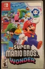 Super Mario Bros Wonder - Nintendo Switch. Cover Art Is NOT Original.