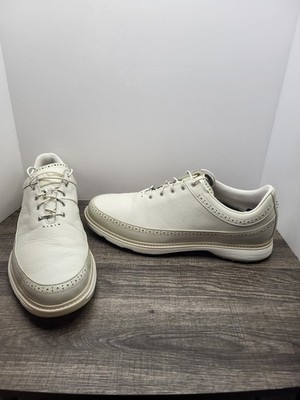 Adidas MC80 Spikeless Golf Shoes Mens 14 Off White Orbit Grey JH6145 Boost