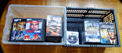 DVD Sammlung   aus SFT - etc.  100 Stück mit Cover + 50 ohne Cover