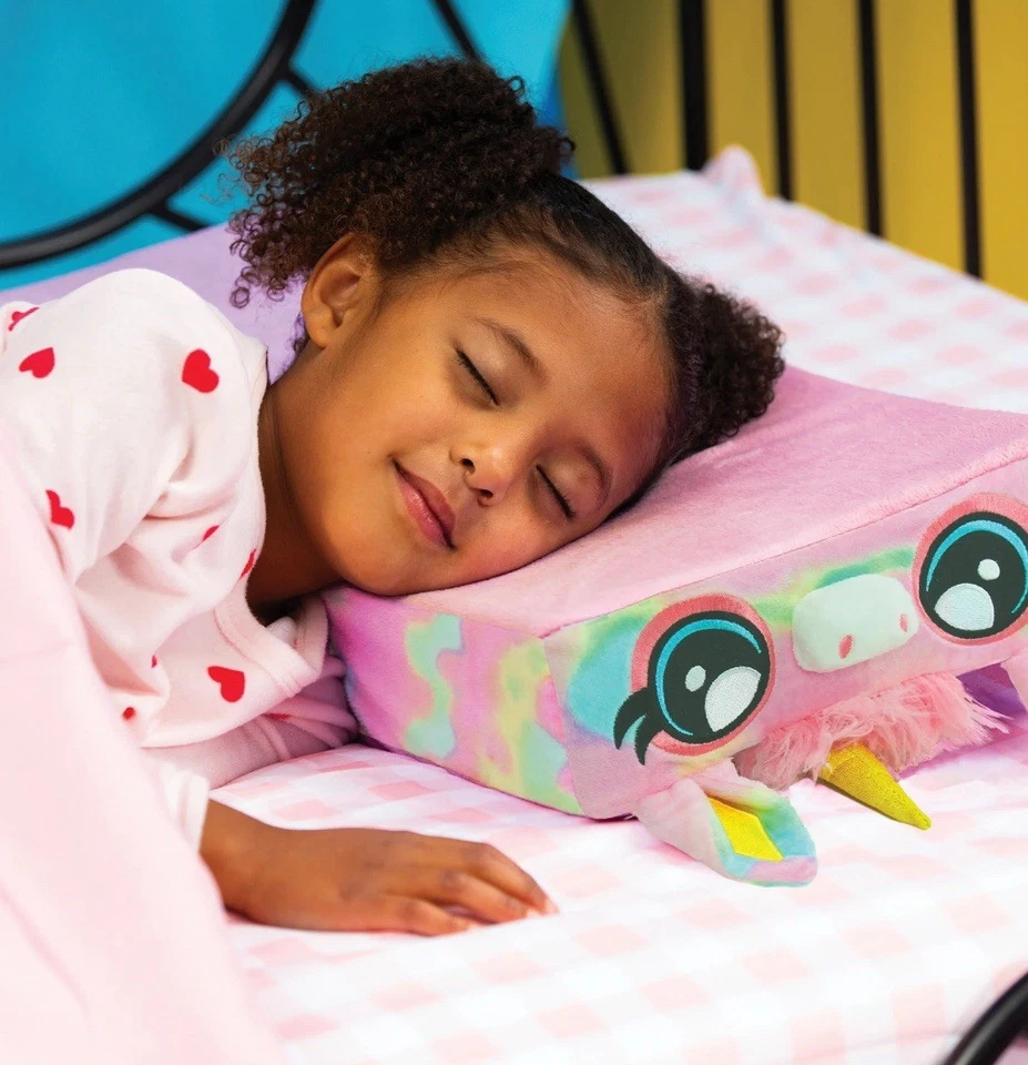 Pillow Cube Kid Cubes Rainbow Unicorn Toddler Pillow 2-In-1 Fun Plush Comfy - Image 4 of 4