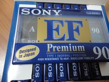 10 x SONY EF 90 PREMIUM TYP I AUDIO LEERKASSE...