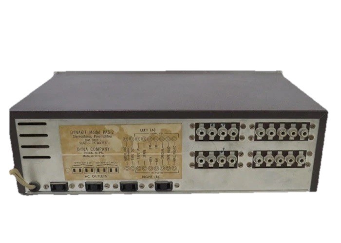 Dyna Dynaco PAS 2 Stereo Tube PreAmplifier Functions Missing One