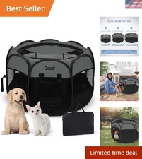 Spacious Portable Dog Playpen - Waterproof Indoor/Outdoor Tent for Small Pets