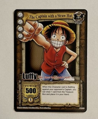 2006 One Piece CCG The Quest Begins Luffy Captain With A Straw Hat