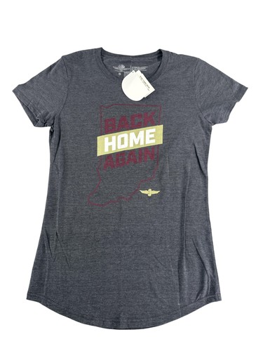 Indianapolis Motor Speedway Shirt Womens Small Back Home Again Racing IMS Tee