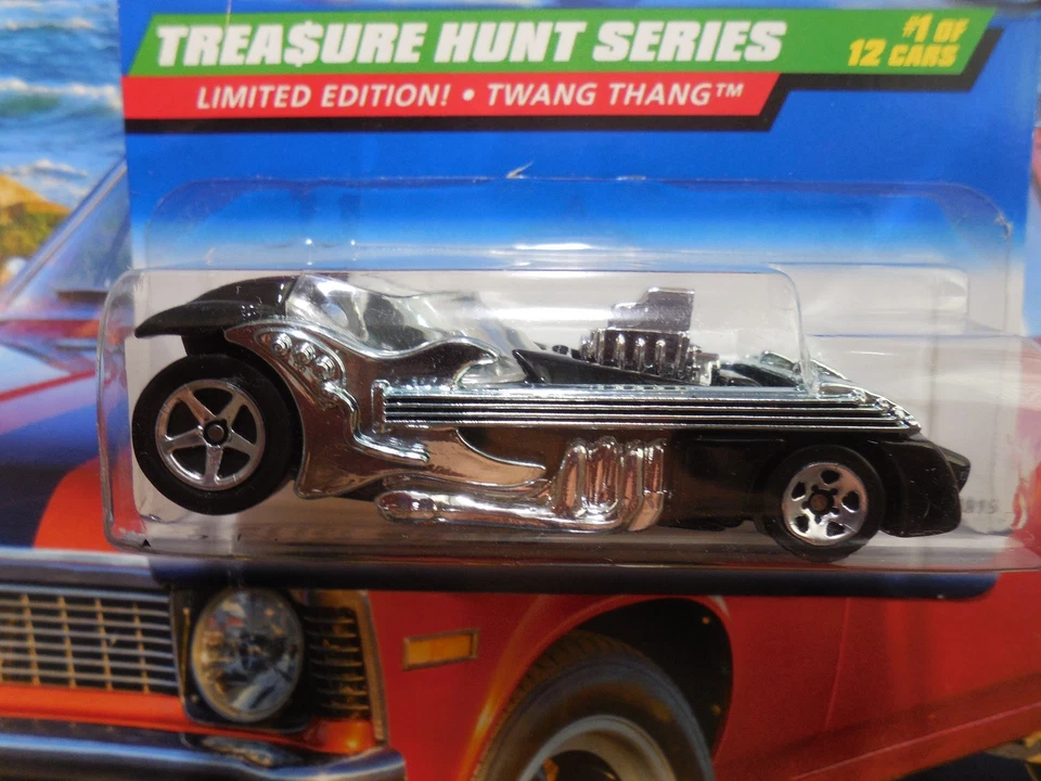 Hot Wheels 1998 Treasure Hunt Series TWANG THANG (Guitar Car) # 11 Of 12~Limited - Image 2 of 3