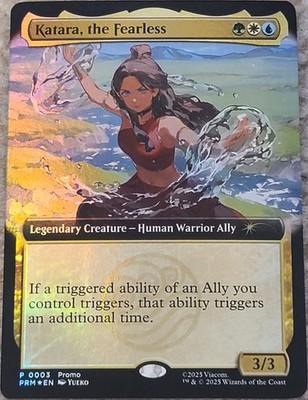 Katara, the Fearless (Extended Art) Media Promos Foil