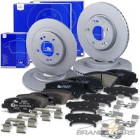 ATE Bremsscheiben +BelÄGe Satz Vorne+Hinten FÜR Hyundai I30 I-30 GD KIA Ceed JD