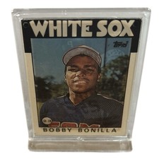 Vintage Bobby Bonilla RC Topps 1989 Double-Sided Mini Double Headers Card; Sox