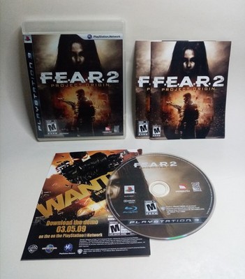 F.E.A.R. 2: Project Origin (Sony PlayStation 3, 2009) PS3 Tested & Works