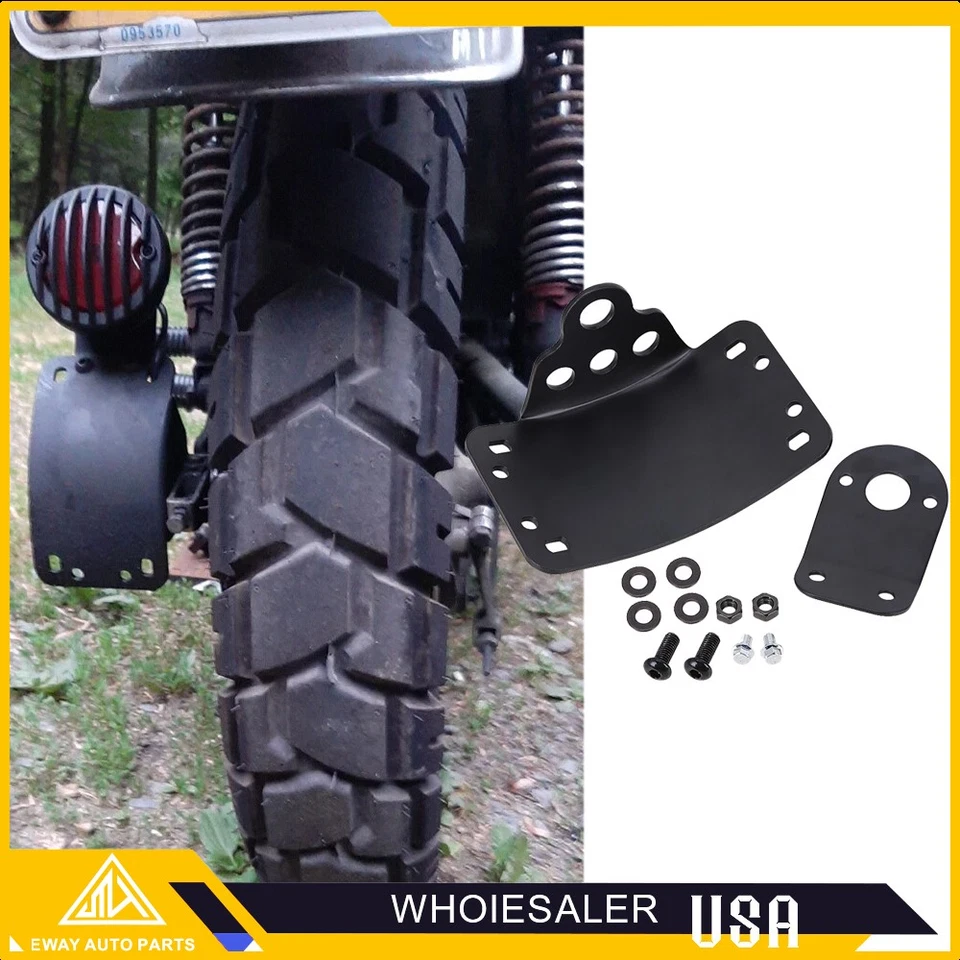 Soporte de luz trasera de montaje lateral para Harley Sportster 883 1200 Foto 2 de 4