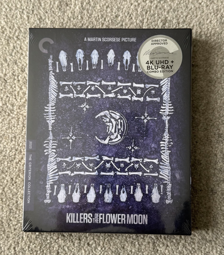 Killers of the Flower Moon 4K UHD Criterion Blu-ray NEW - FREE 1-3 Day Delivery