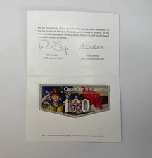 2010 BSA Order of the Arrow 100th Anniversary Lodge Flap Commemorative Set