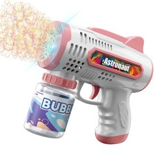 Hengyue Automatic Bubble Gun with Lights Outdoor Toy for Kids Assorted Colors