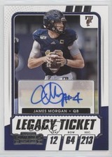 2021 Panini Contenders Draft Picks Legacy Ticket James Morgan #LT-JM Auto 0h0b