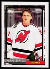 Jarrod Skalde, 1992-93 Topps, #84, New Jersey Devils,