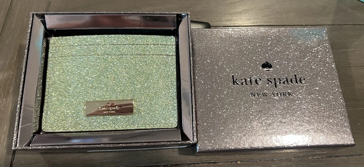 kate spade new york Glitter Card Wallet Wallets for Women for sale
