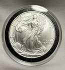 2000 American Silver Eagle 1 oz .999 Fine Silver $1 BU Coin in Capsule
