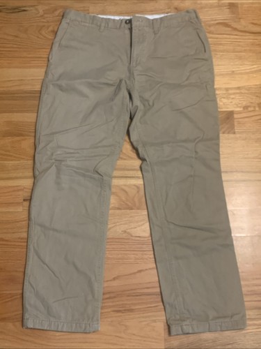 Eddie Bauer Flannel Lined Pants Mens 36x34 Khaki Legend Wash ...