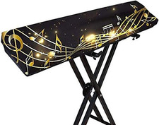 Stretchable Piano Keyboard Dust Cover for 61/88 Keys - Electronic Music Dirt-Pro