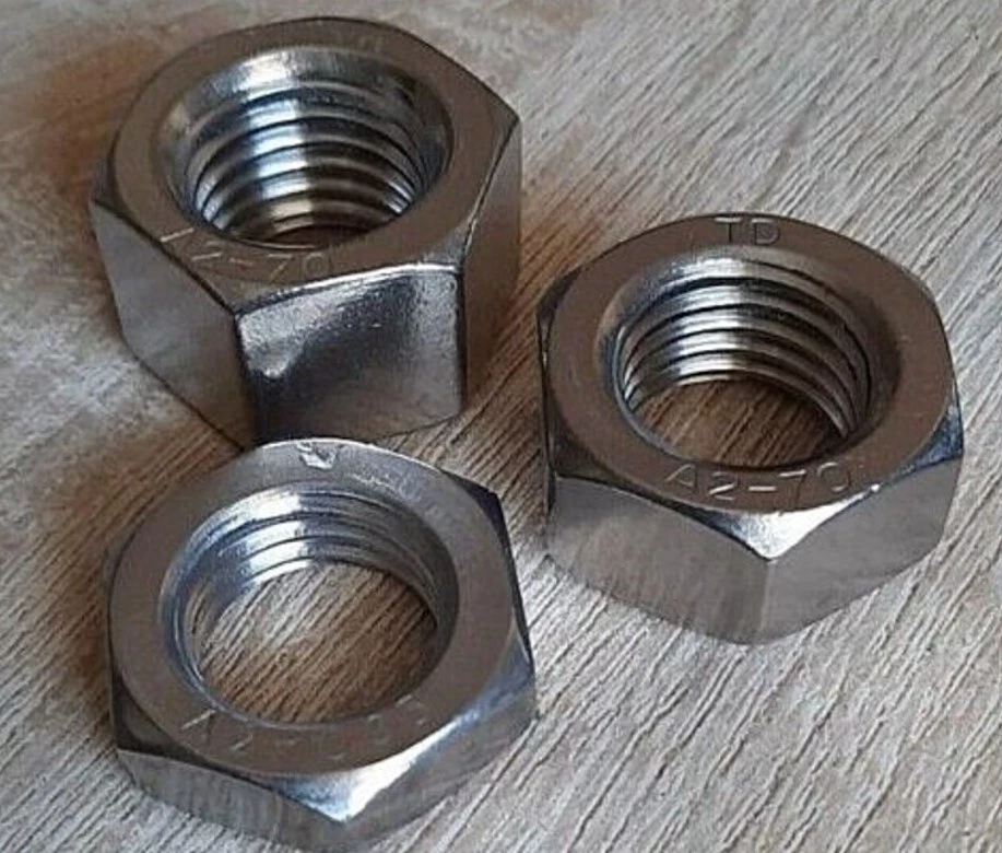 DADI BASSI SOTTILI IN ACCIAIO INOX 5589 M3 M4 M5 M6 M8 M10 M12 M14 M16 M18 M20 - Immagine 4 di 4