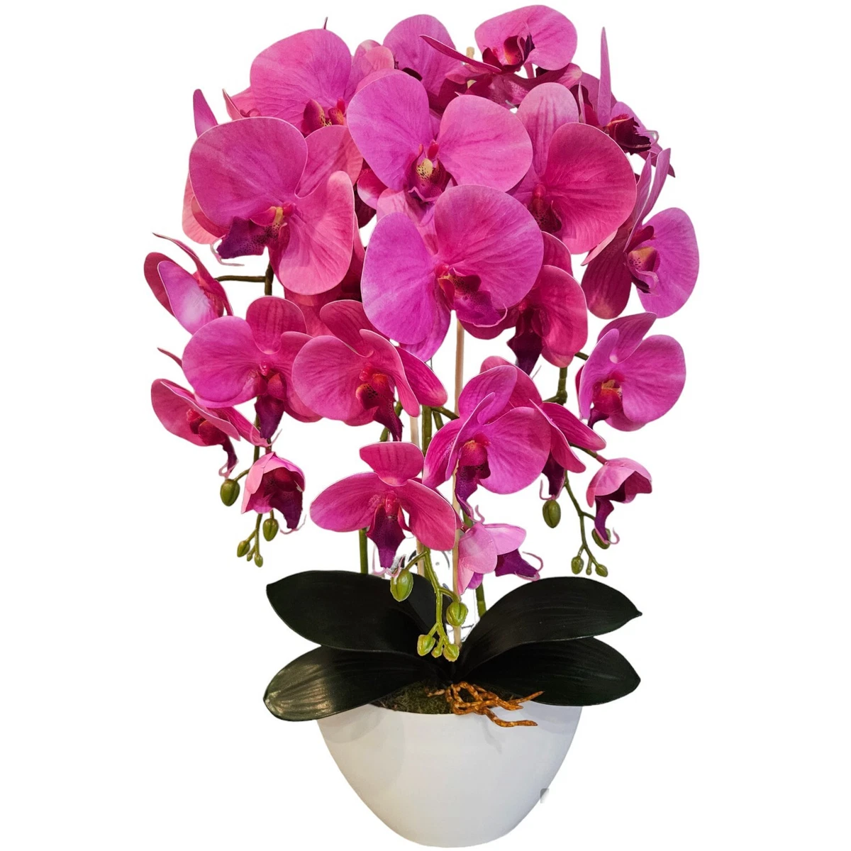HyeFlora Orchidee Artificiali Da Appendere – 2 Pezzi In Seta Finta, Piante Finte Per Casa E Giardino, Decorazione Da Esterno