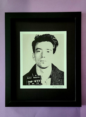 ANDY WARHOL + RARE  SIGNED + MOST  WANTED PRINT MOUNTED AND FRAMED + BUY IT NOW!