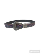 Vintage Nuovo Tribal Southwestern Native Metal Buckle Belt
