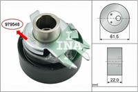 531 0525 30 Ina Spannrolle, Zahnriemen FüR Buick (Sgm),Seat,Vw