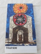 1964  TRAPANI CARTINA GEOGRAFICA PER AUTO D'EPOCA 