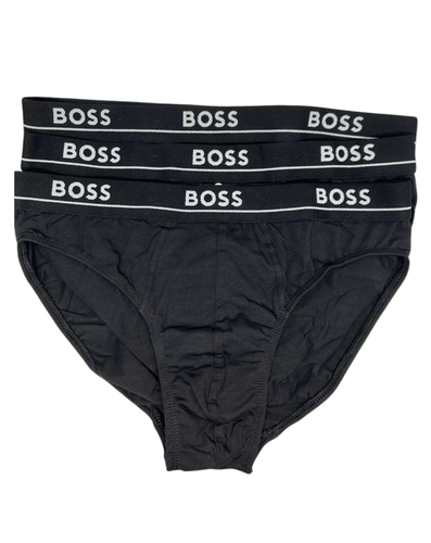 Hugo Boss 3er Pack Hosen Herren Schwarz Baumwolle Stretch Slips Größe S M - Bild 1 von 3