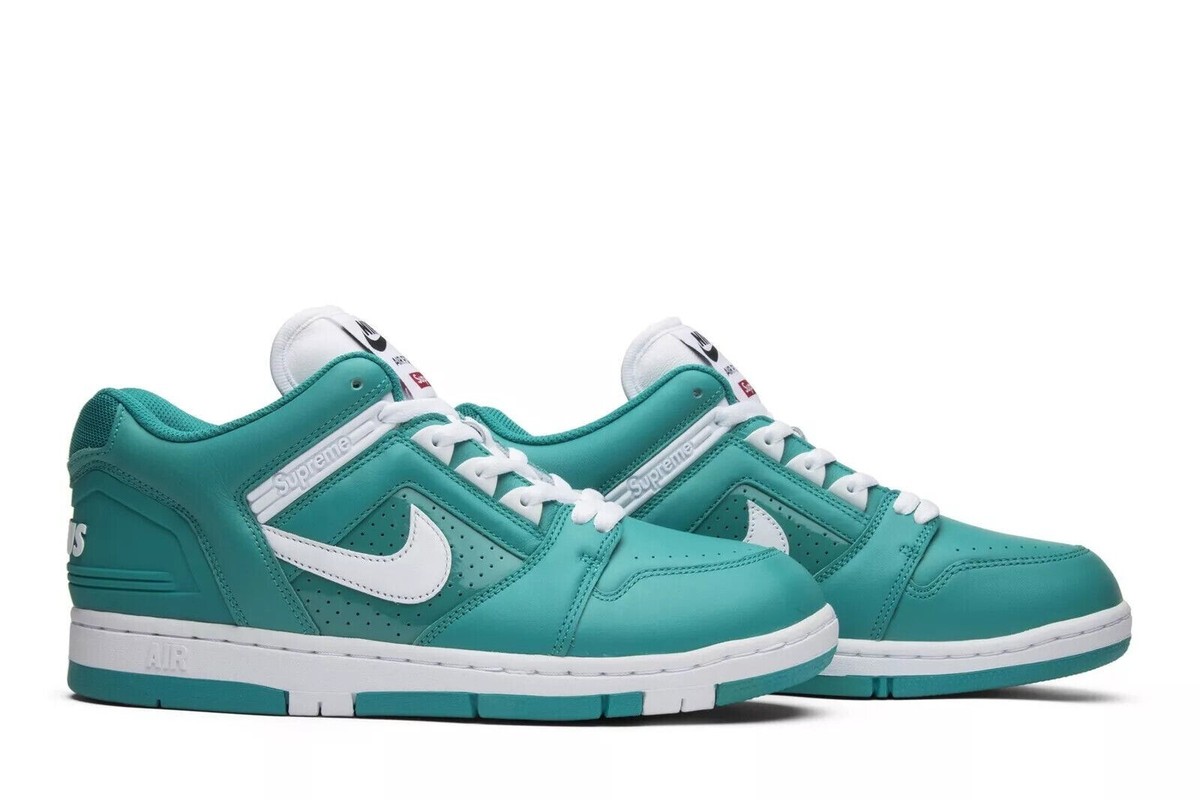 Size 9 - Supreme x Nike Air Force 2 Low Teal for sale online | eBay