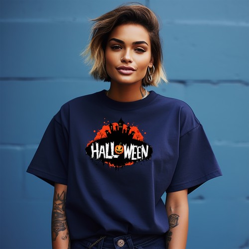 "Halloween_278" Men's Funny Halloween Shirt - Spooky and Silly! 100% Cotton, Uni - Picture 8 of 46