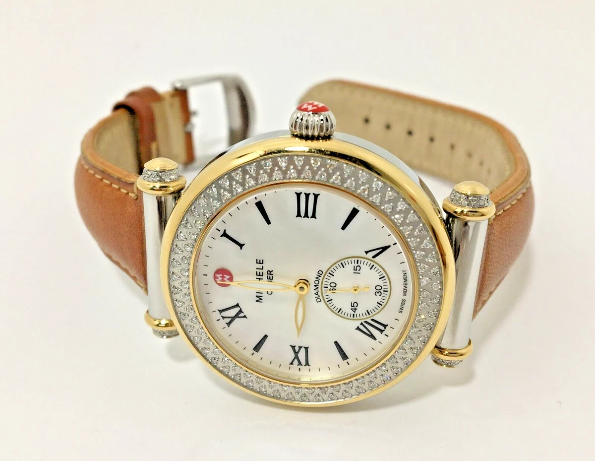 Michele caber top two tone watch